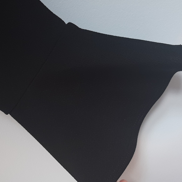 Black Flare Sleeve Top - Picture 2 of 6